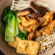 Vegan Duck Noodle Soup